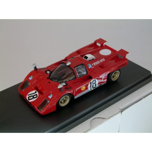 Ferrari 512 M CH 1024 1000 Km Austria 1971 Ecurie Fracorchamps  #18 Pam / M. Casoni - Built 1:43